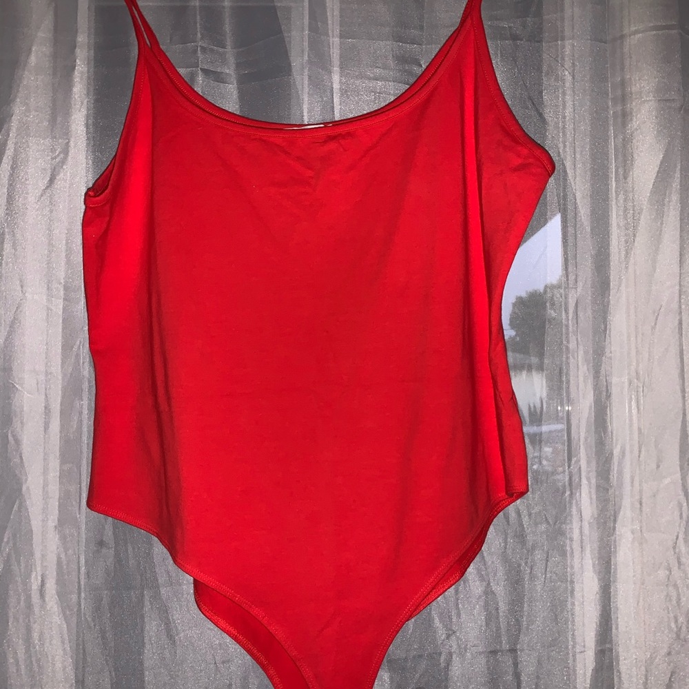 Red bodysuit